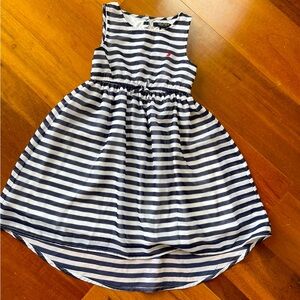 Nautica Navy and White Striped Kids Dress